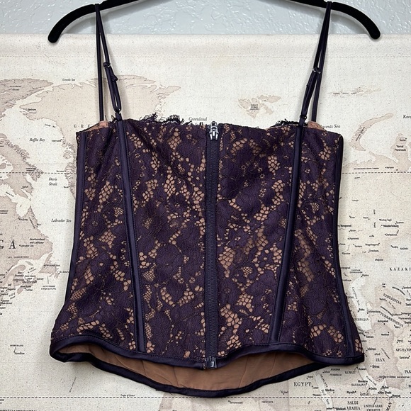 HOUSE OF CB 'Mila' Night Shade Lace Underwired Corset NWOT - Picture 8 of 9